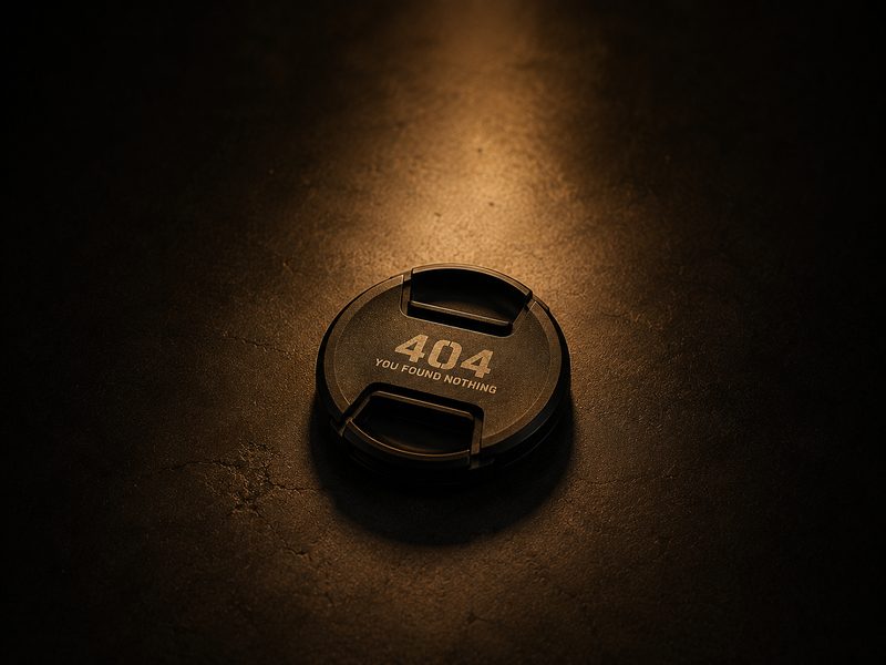 Lens cap — page not found